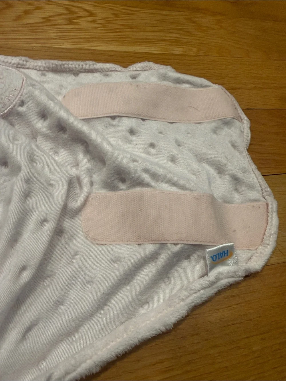 Halo fleece girls sleepsack swaddle size small (3/6 months ).